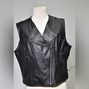 Womens Harley Davidson Biker Vest Size Extra Large